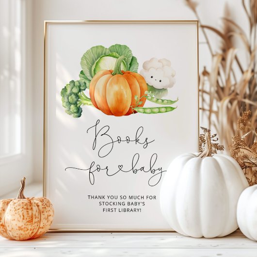 秋農家市場ローカルで育ったベビーのための本 ポスター