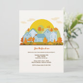 秋近傍区画パーティの招待状 招待状 (スタンド正面)