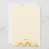 秋遊び 招待状 (裏面)