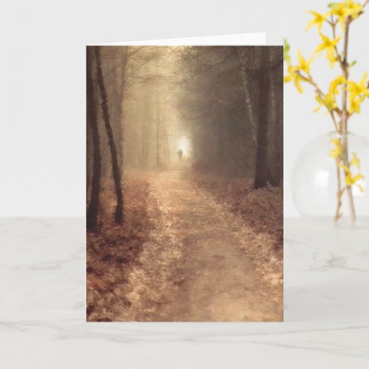 秋道 カード (黄色い花)