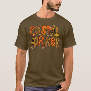 秋郵便局員秋 Tシャツ