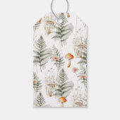 秋野生きのこの赤ちゃん感謝していシャワーユーラベル ギフトタグ (裏面)