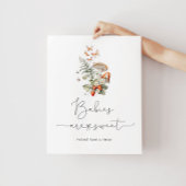 秋野生のキノコのベビーは甘いポスター ポスター