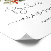 秋野生のキノコのベビーは甘いポスター ポスター (角)