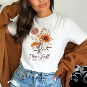 秋野生の花 Tシャツ