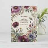 秋野結婚花フローラ 招待状 (スタンド正面)