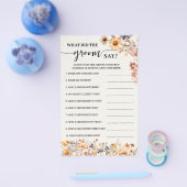 秋野草花何Groom言うシャワーゲームカード チラシ (シングル)