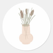 秋野草 ラウンドシール (正面)