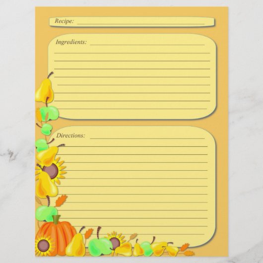 秋野菜テーマレシピページ (正面)