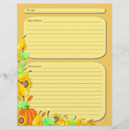 秋野菜テーマレシピページ