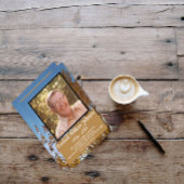 秋金ゴールドリーフツリーフォトネーム引用文葬儀 プログラム