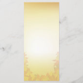 秋金ゴールド赤紅葉結婚のメニューテンプレート メニュー (裏面)