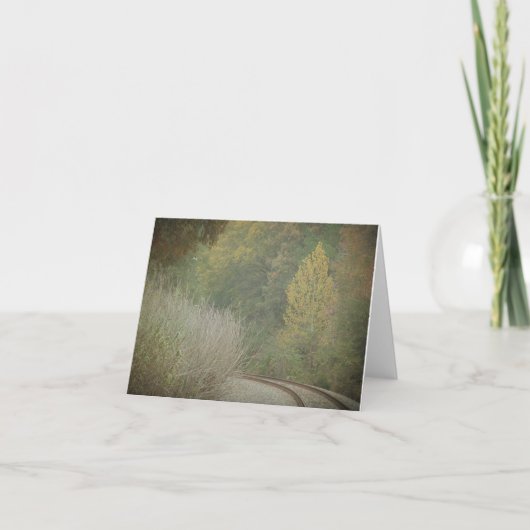 秋鉄道ノートカード カード (正面)