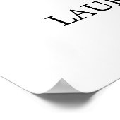 秋錆び水の色結婚のウェルカムサイン ポスター (角)