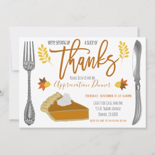 秋鑑賞招待状 招待状 (正面)