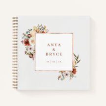 秋開花フォトゲストブックウェディングアルバムA200