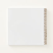 秋開花フォトゲストブックウェディングアルバムA200 ノートブック (裏面)