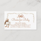 秋間抜けグースブックベビーチケット エンクロージャーカード (正面)