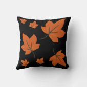 秋離れのオレンジ クッション (裏面)