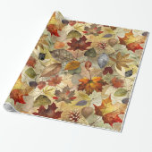 秋離れの乾燥 ラッピングペーパー (アンロールド)