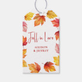 秋離れの恋結婚の秋 ギフトタグ (正面)