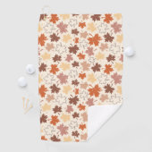 秋離れの感謝祭デザイン ゴルフタオル (インサイチュ)