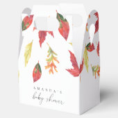 秋離れの赤ちゃんシャワー フェイバーボックス (オープン)