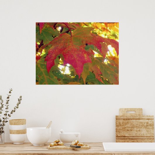 秋離れのIt滝 ポスター (キッチン)