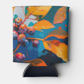 秋離れウッドランド。紅葉とベリー 缶クーラー (正面)