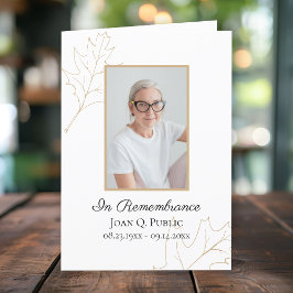 秋離れオーク葬儀追悼式 プログラム