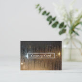 秋雨コメントカード 名刺 (スタンド正面)