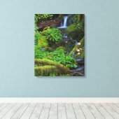 秋雨林 |オリンピック国立公園 キャンバスプリント (インサイチュ (ウッドフロア))