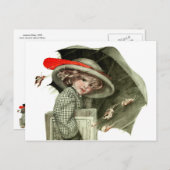 秋雨 ポストカード (正面/裏面)