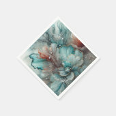 秋霜の降りた朝アルコールインクデコペ紙 スタンダードカクテルナプキン (角)