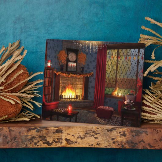 秋静穏プラーク フォトプラーク (側面)