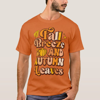 秋風と紅葉 Tシャツ