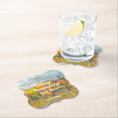 秋風景の水彩 ペーパーコースター (インサイチュ)