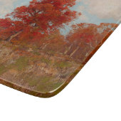 秋風景（秋の田園風景） （赤木） カッティングボード (角)