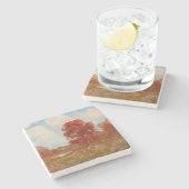 秋風景（秋の田園風景） （赤木） ストーンコースター (横)