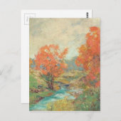 秋風景 – 米国中西部 ポストカード (正面/裏面)