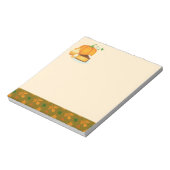 秋食品と紅葉 ノートパッド (回転)