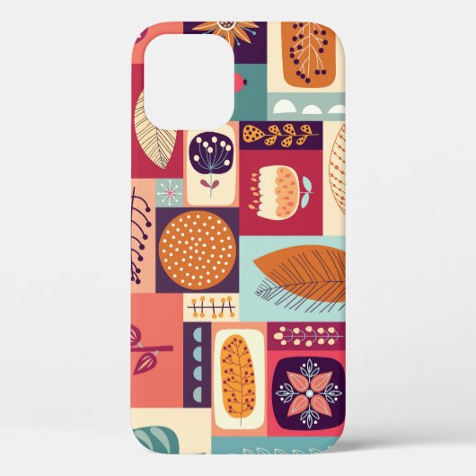 秋飾りヴィンテージ背景画 Case-Mate iPhoneケース (裏面)