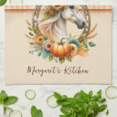 秋馬 キッチンタオル (折り畳み)