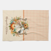 秋馬 キッチンタオル (横)