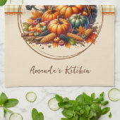 秋馬 キッチンタオル (折り畳み)