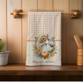 秋馬 キッチンタオル