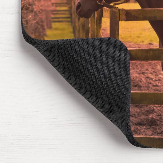 秋馬 マウスパッド (コーナー)