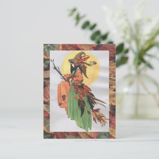 秋魔女 ポストカード (スタンド正面)