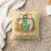 秋魔法パッチワークパンプキン装飾用クッション クッション (ブランケット)