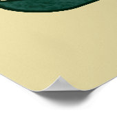 秋魔法ヴィンテージスタイルポスター ポスター (角)